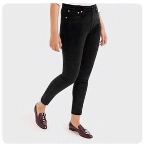 J. Crew velvet toothpick cotton jeans. Size 29, ankle.